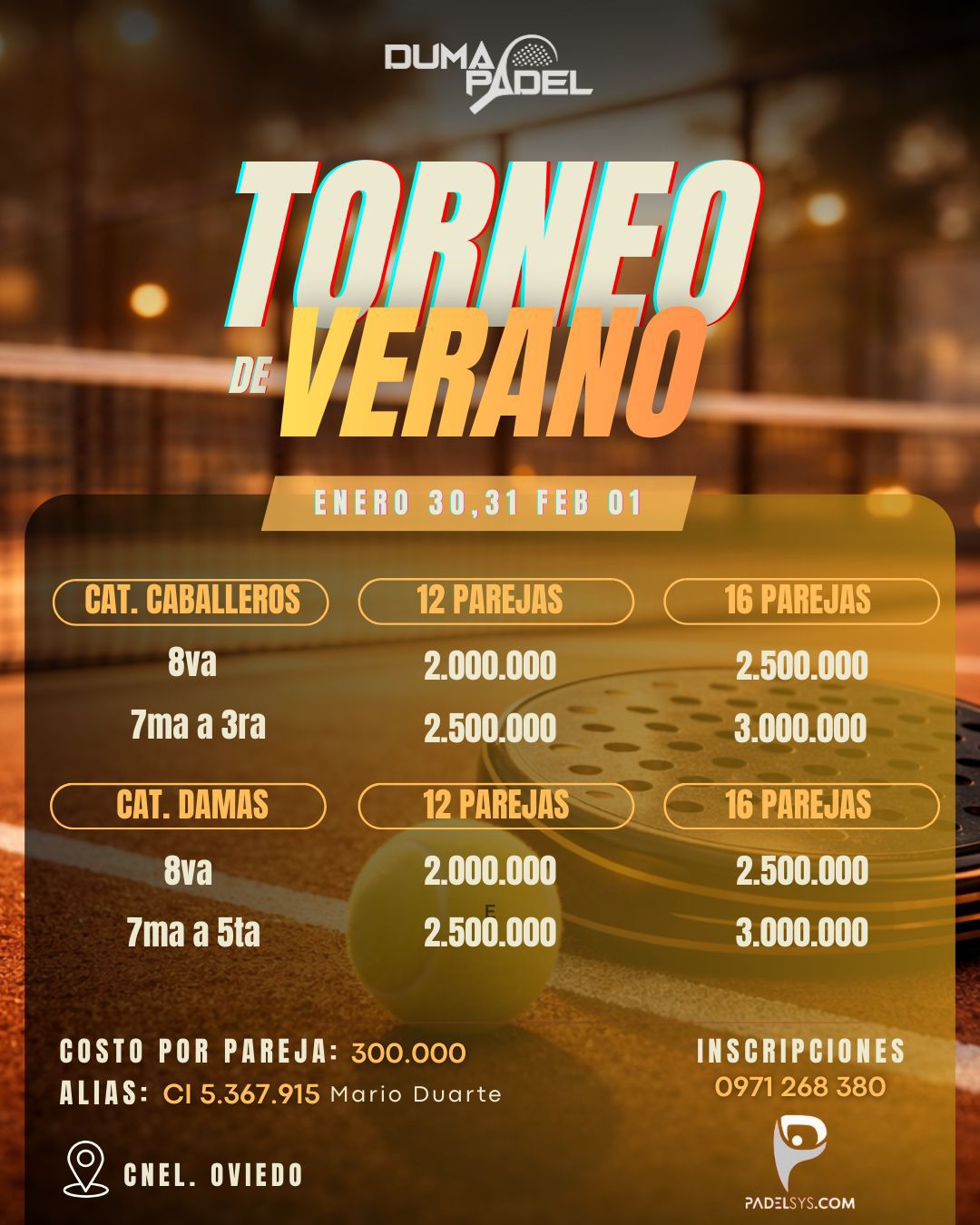 TORNEO DE VERANO